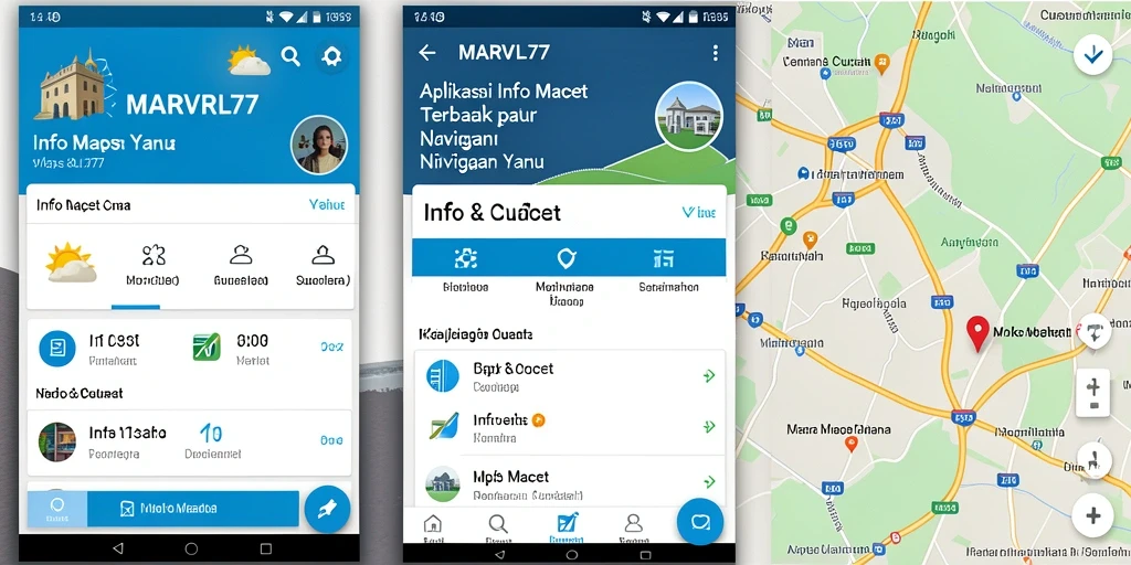 Tampilan antarmuka MARVRL77 yang menampilkan informasi kemacetan terkini.